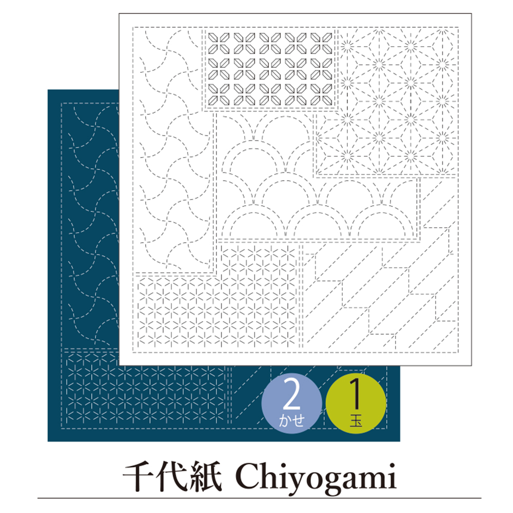 [Limited Quantity /Special Price] OHF-H2145 [Navy] Olympus Flower Cloth Pack ? Chiyogami 3 Sheets (Set)