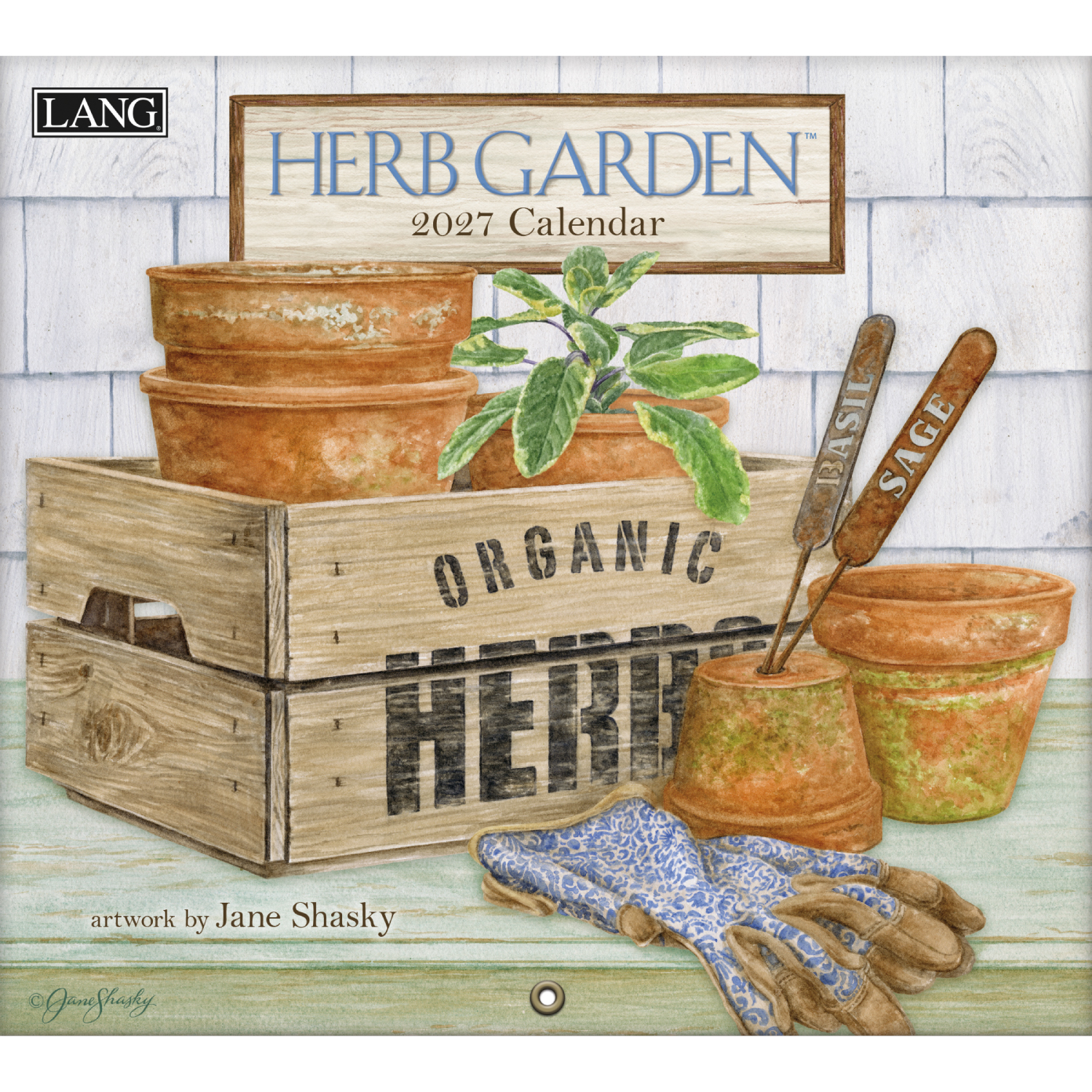 【6/25まで先行】US5021 2027年USAカレンダー 「HERB GARDEN」  (冊)