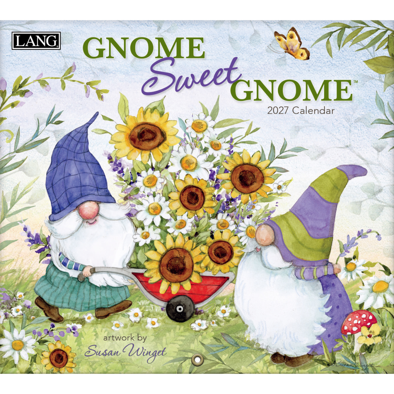 【6/25まで先行】US5022 2027年USAカレンダー 「GNOME SWEET GNOME」  (冊)