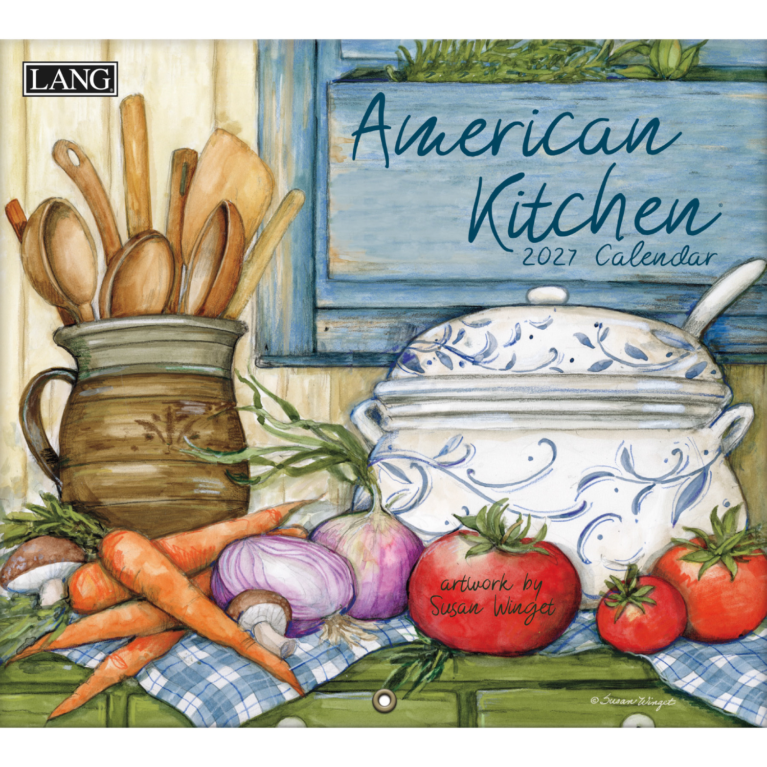 【6/25まで先行】US5024 2027年USAカレンダー 「AMERICAN KITCHEN」  (冊)