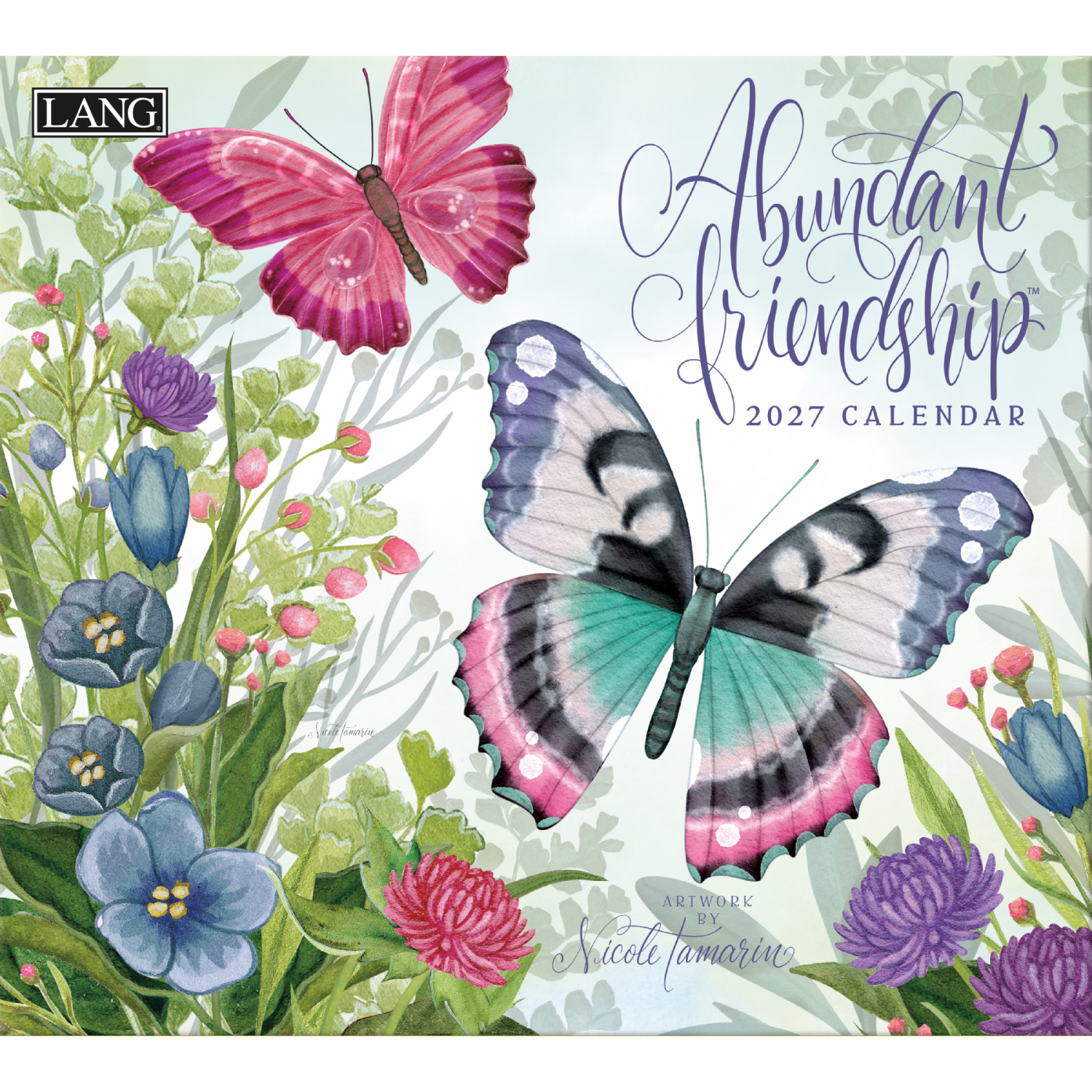 【6/25まで先行】US5026 2027年USAカレンダー 「ABUNDANT FRENDSHIP」  (冊)