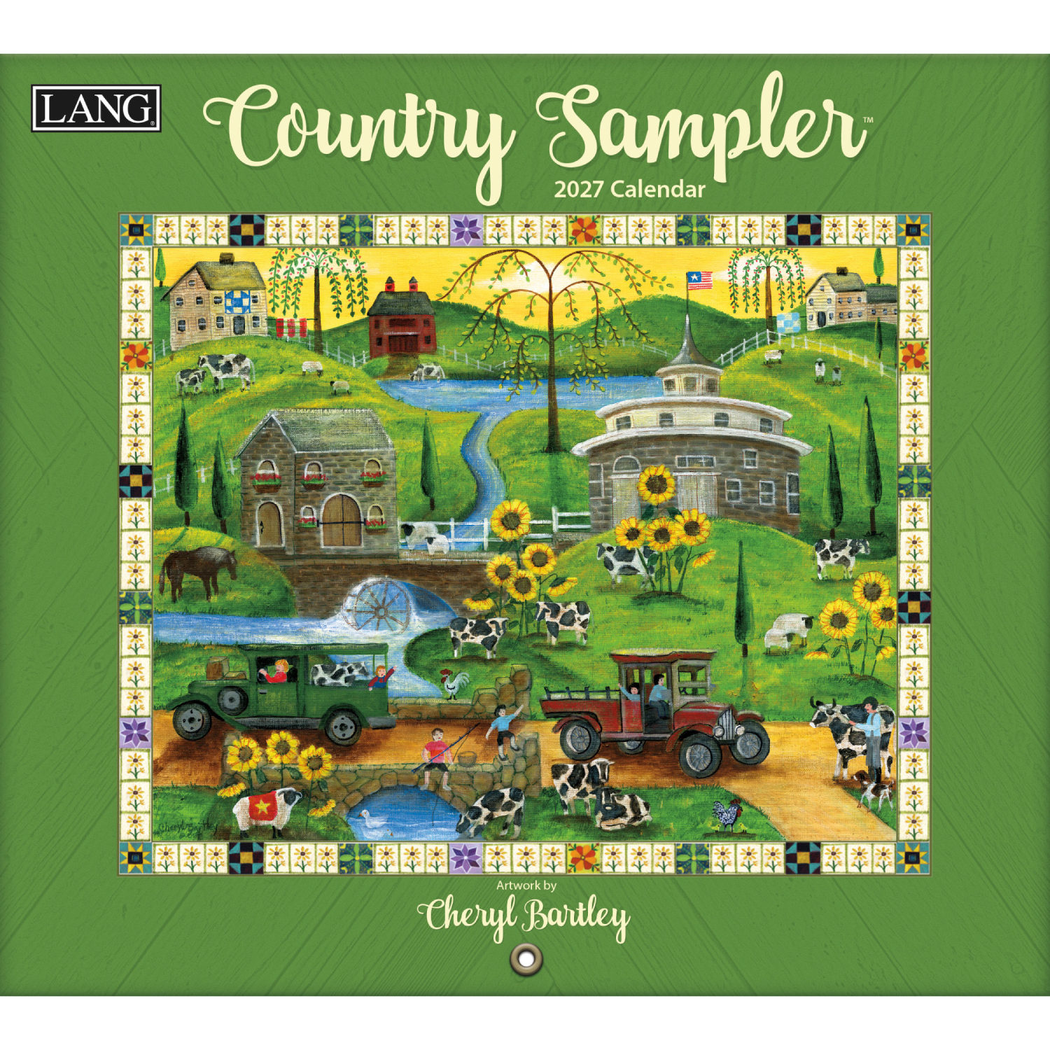 【6/25まで先行】US5037 2027年USAカレンダー 「COUNTRY SAMPLER」  (冊)