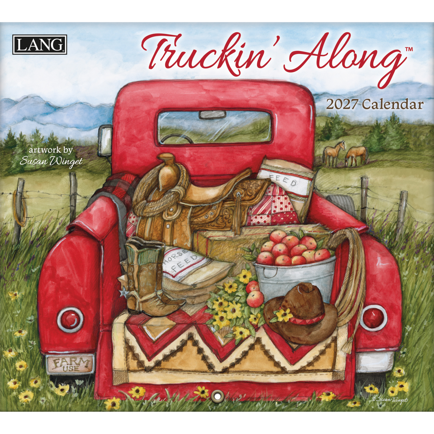 【6/25まで先行】US5038 2027年USAカレンダー 「TRUCKIN' ALONG」  (冊)