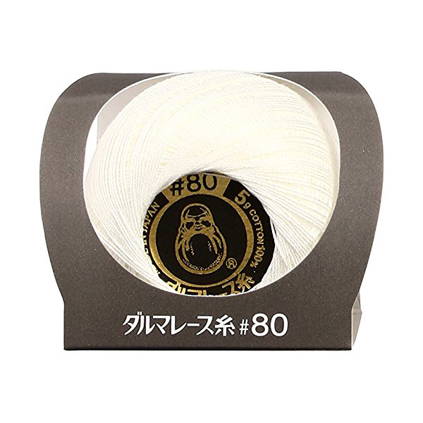 [Order upon demand, not returnable]DRM2390-2 Daruma Lace Thread , 80/5g, 3pcs set (bag)