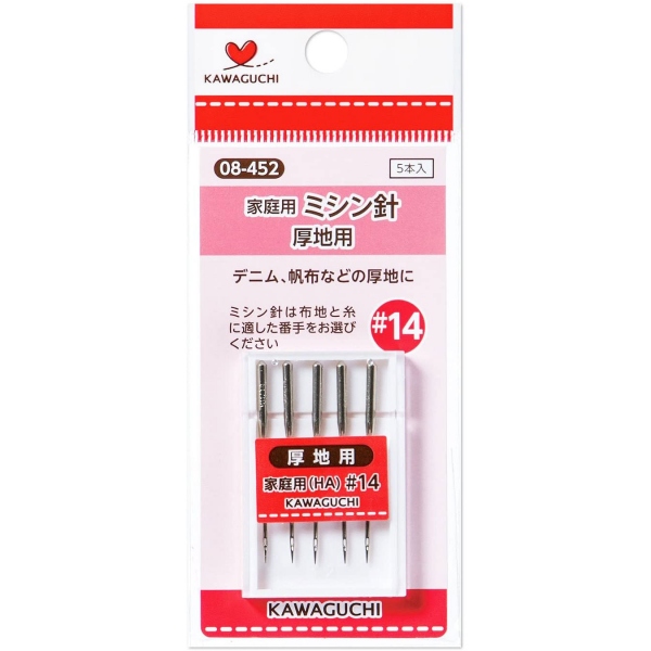 Tk Kawaguchi 家庭用ミシン針 14 厚地用 5本入 個 Nippon Chuko Online Tk Kawaguchi 家庭用ミシン針 14 厚地用 5本入 個 Nippon Chuko Online