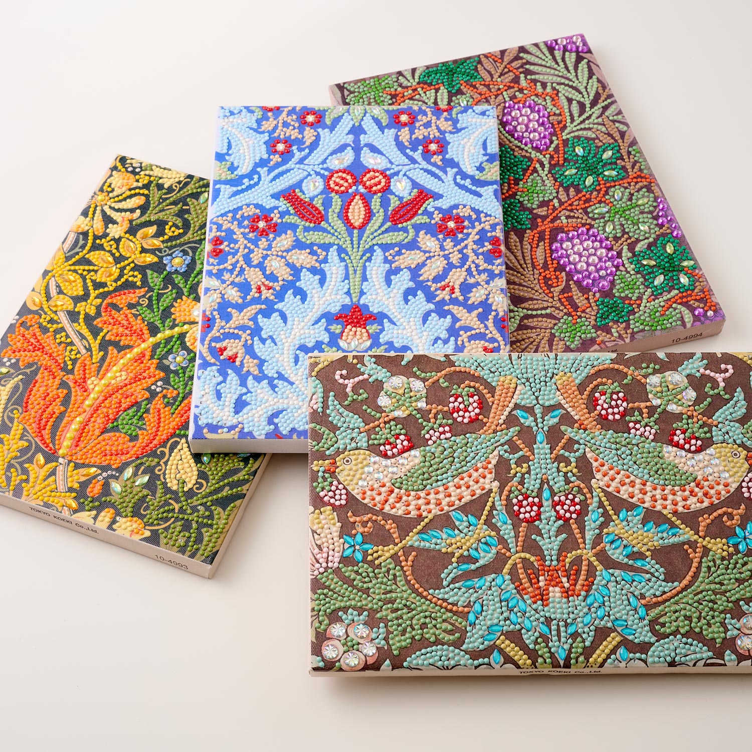 山崎美子、【雅】、希少な額装用画集より、美品、新品額装付、インテリア T10-4991 ダイヤモンドフィックス 名画 ウィリアムモリス いちご泥棒