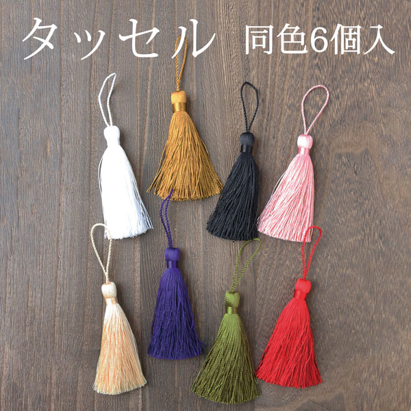 F1-70 Acrylic Tassel　70mm, 6pcs (pack)