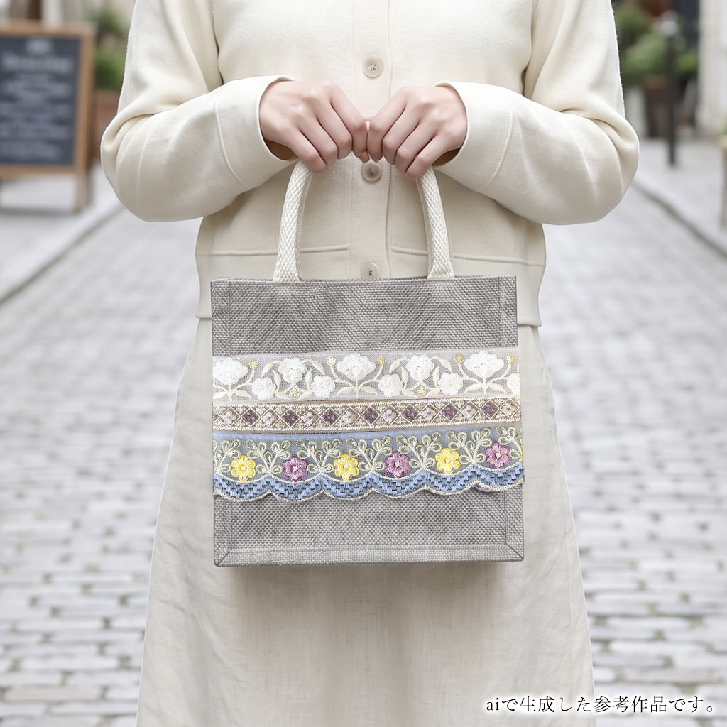 0415追加】CUT-KF500 インド刺繍リボン 1m単位 (m)「手芸材料の卸売り