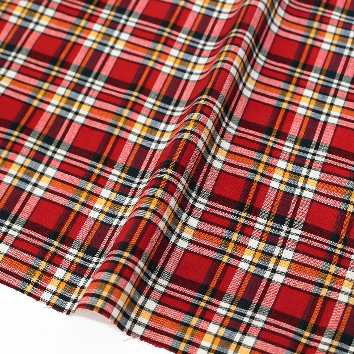 ■IND2031R-5 Madras Check from India width approx, 110cm 10m roll  (roll)