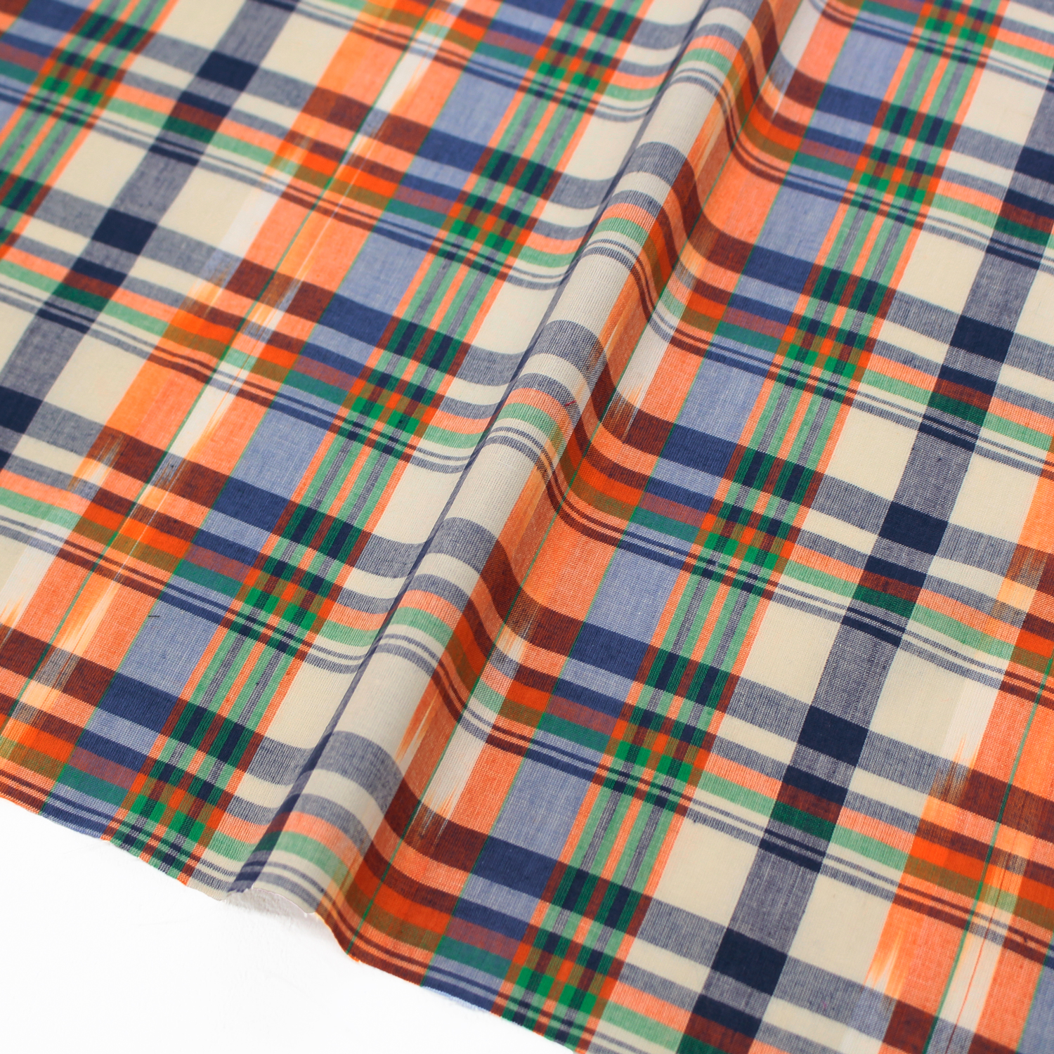 ■IND2030R-8 Madras Check from India width approx, 110cm 10m roll  (roll)