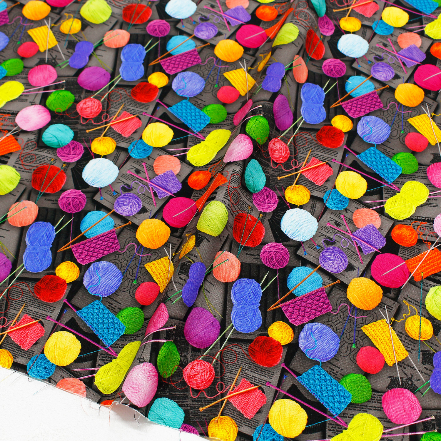 MICH11730-B Michael Miller マイケルミラー Knitting time 巾約110cm 1m単位(m)