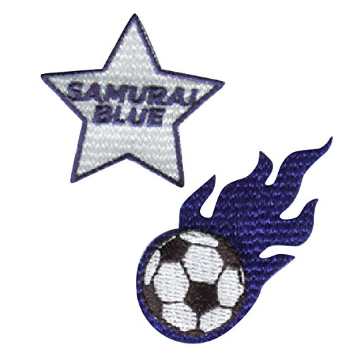 Samurai Blue サッカー日本代表ワッペン サッカーボール 枚 手芸材料の卸売りサイトchuko Online