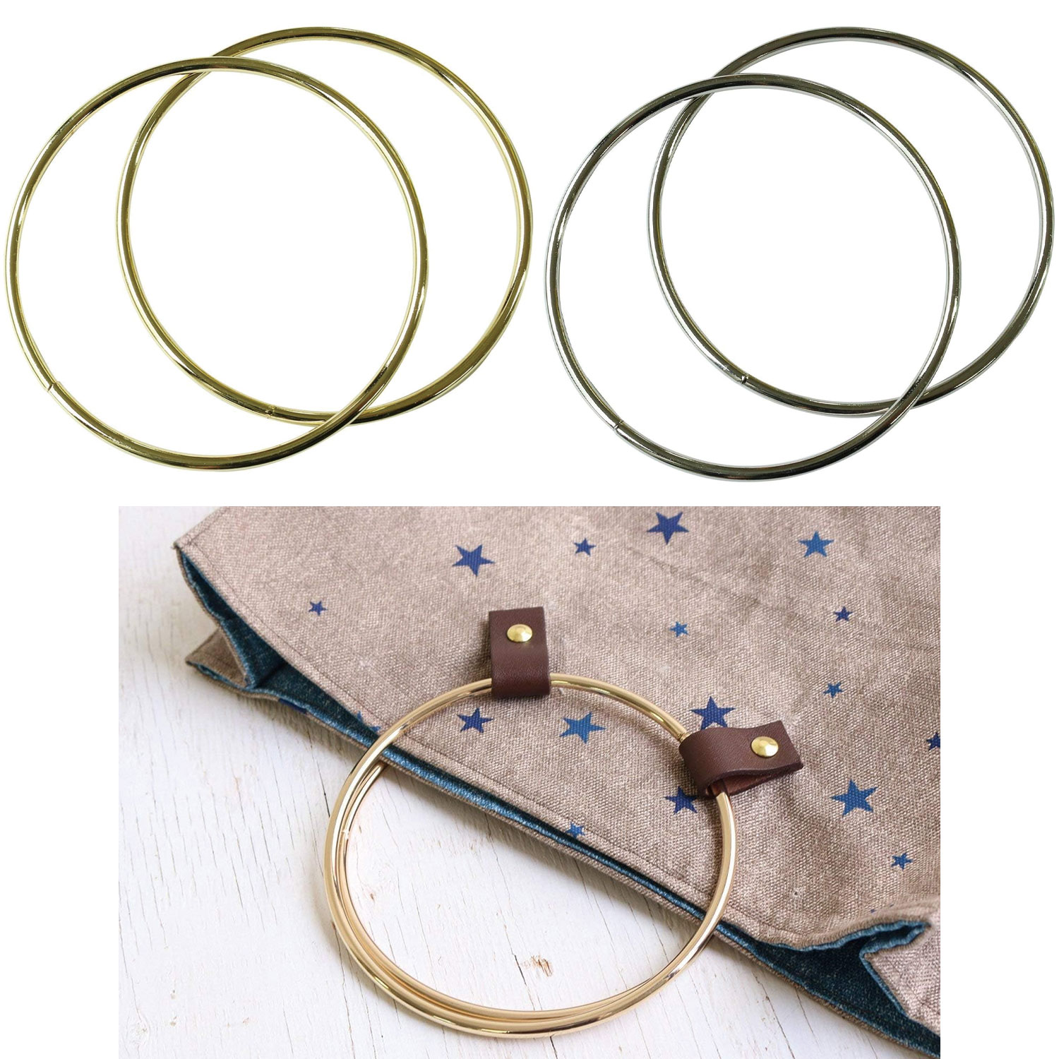 SGM-RING O型 金属リングハンドル 内径φ125mm 1組入 (袋)