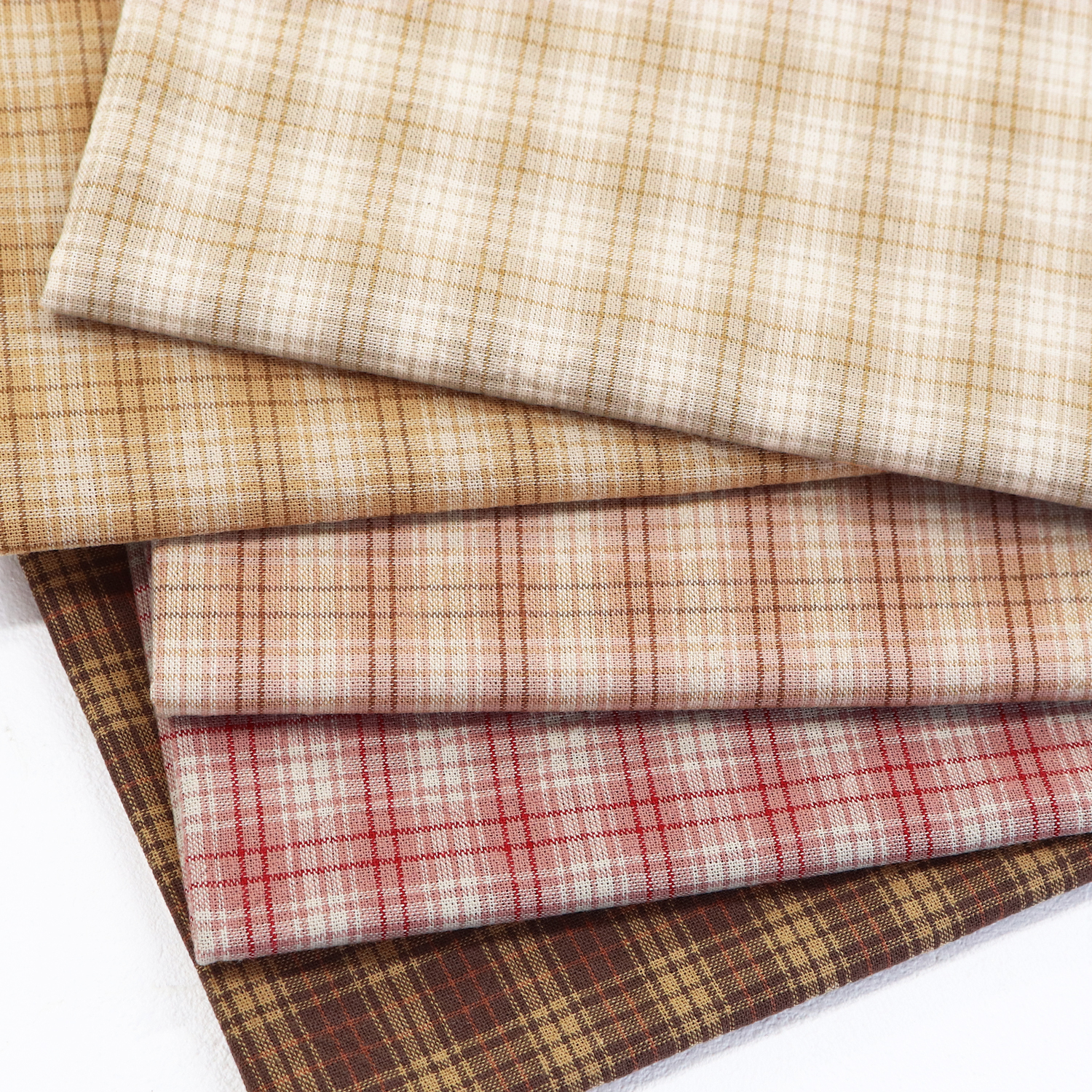 AY20190H-4 Yarn Dyed Collection Yarn Dyed Double Check Width approx. 112cm 1m unit (m)