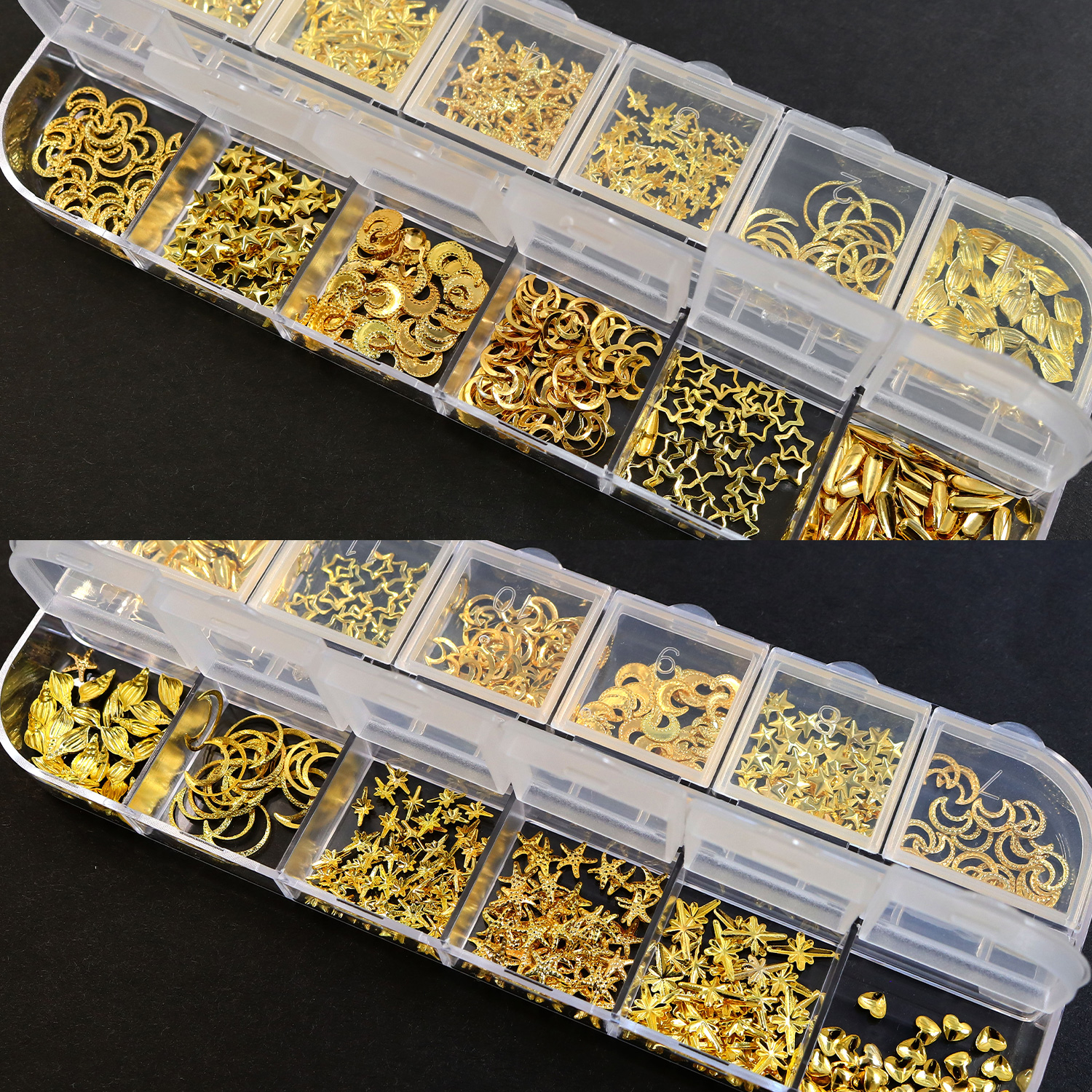 KE-METAL-G.S レジン封入 メタルパーツMIXセット size:約2～10mm