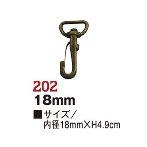 Swivel Hooks Lobster Clasps 18mm AG 10pcs (bag)