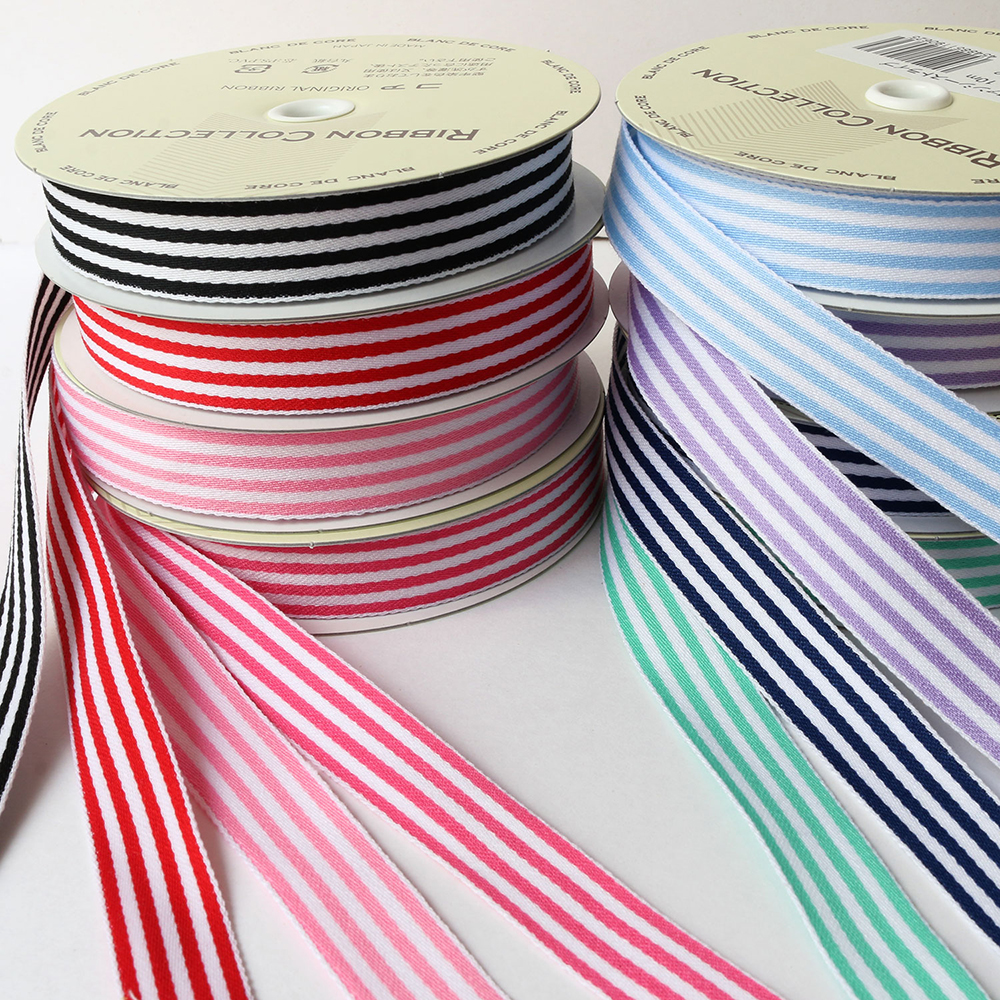 KR3003-15 Fancy Stripe Ribbon 15mm width x 10m roll (roll)