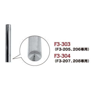 F3-303 スタッズピラミッド手打ち具 7mm用 (個)