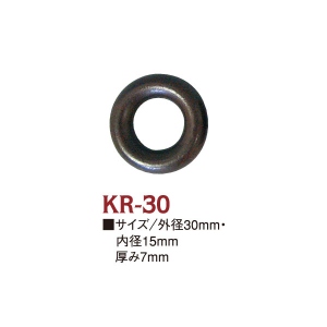 KR30 木工リング 外径30mm・内径15mm 10個入 (袋)