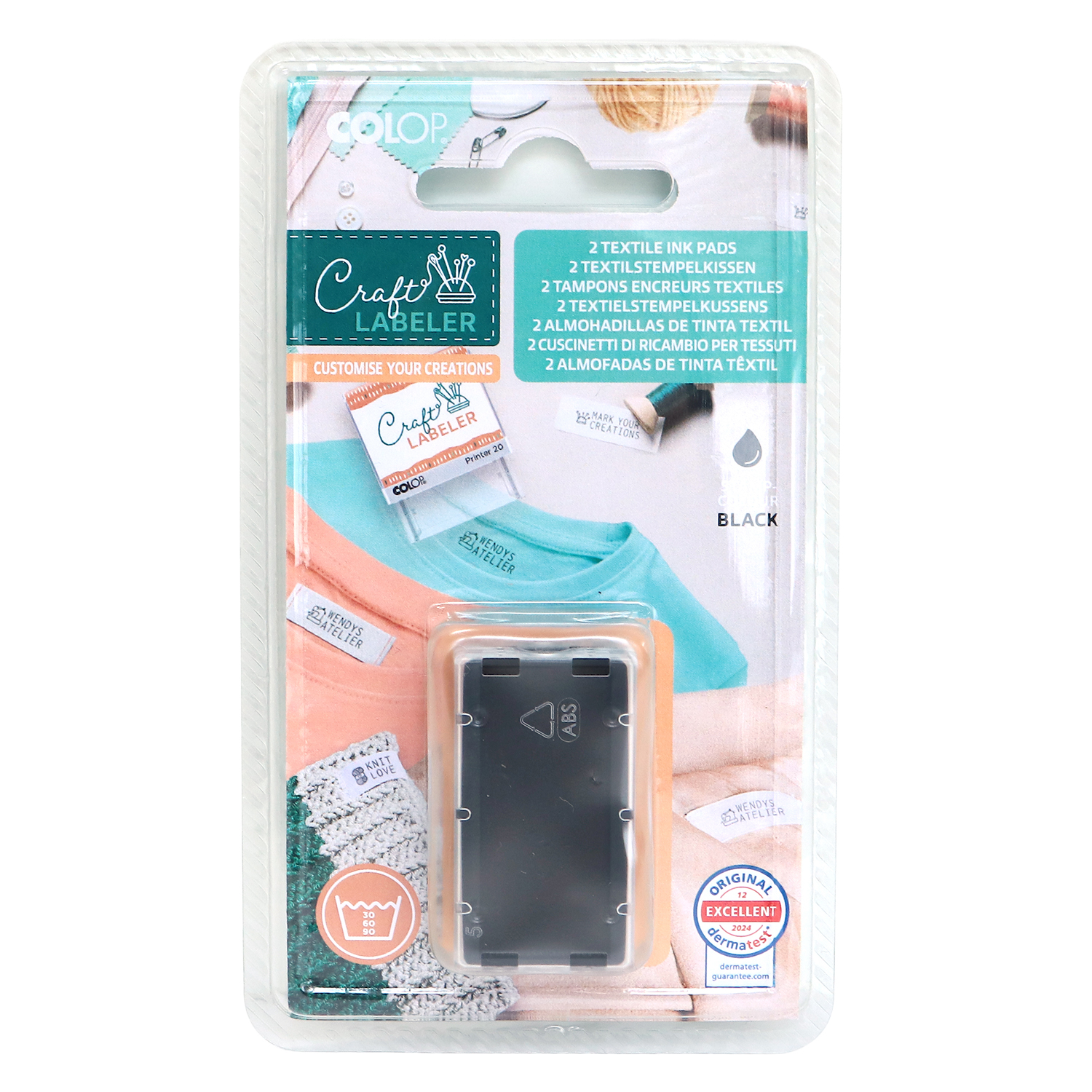 CLP1581 Craft Labeler Blister Ink Black 2 pieces (box)