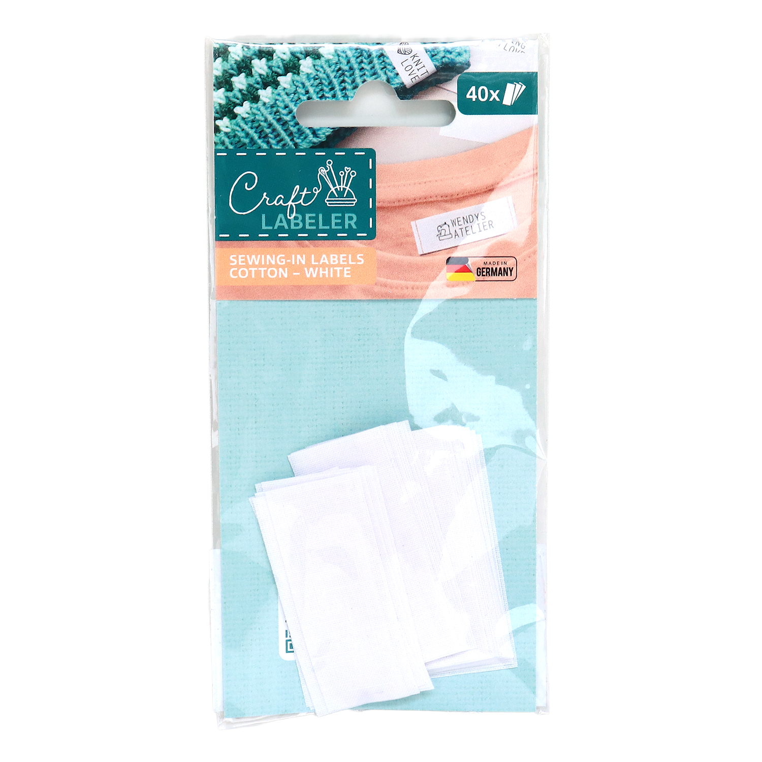 CLP1582 Craft Labeler Cotton Label 50×20mm 40 pieces (bag)