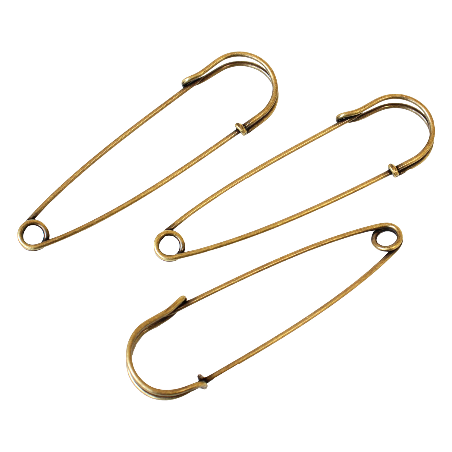 【キャンペーン対象】KE227 カブトピン 60mm 3個入 (袋)