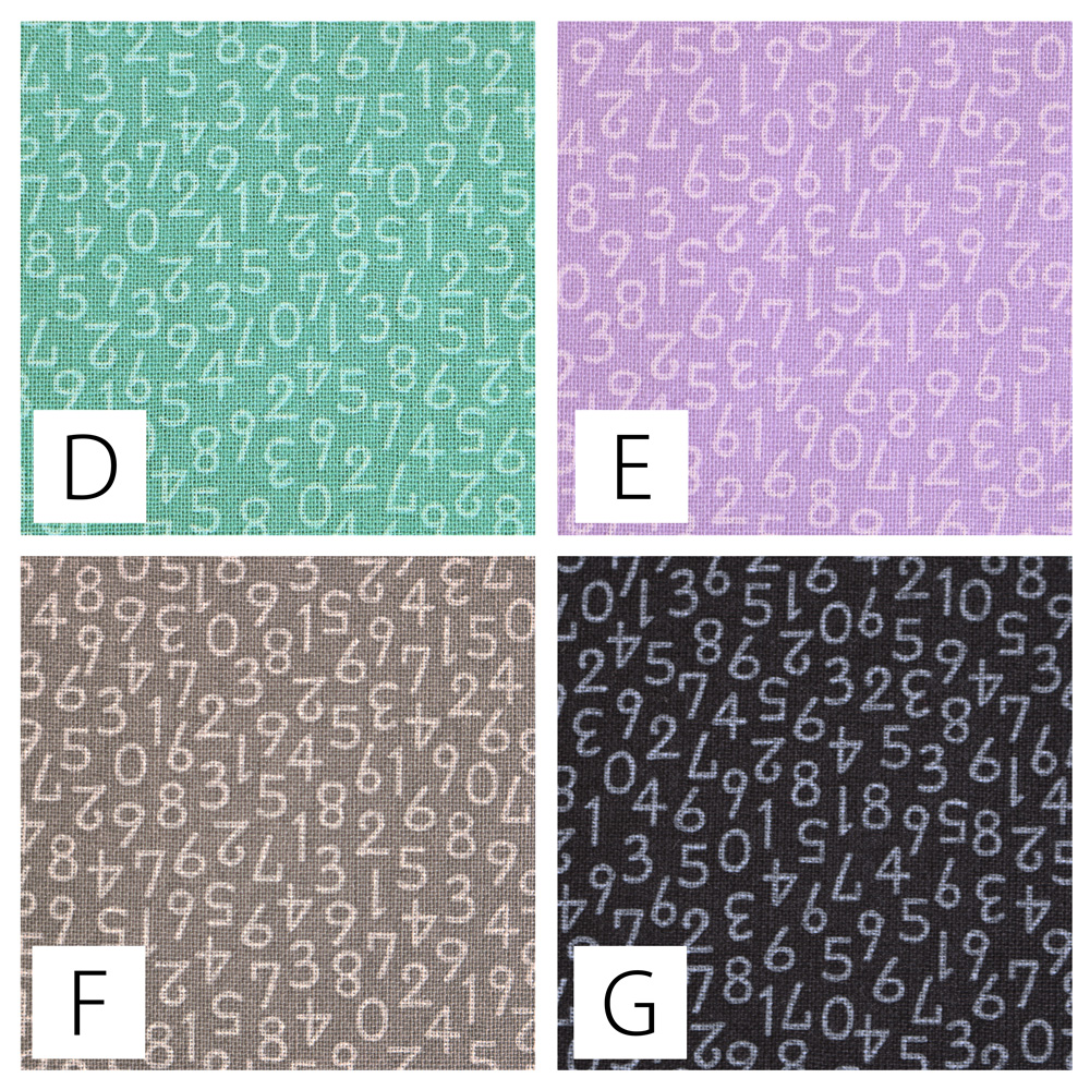 完売 Ss シーチングプリント Handworks Fabric 数字 M単位 M Chuko Online
