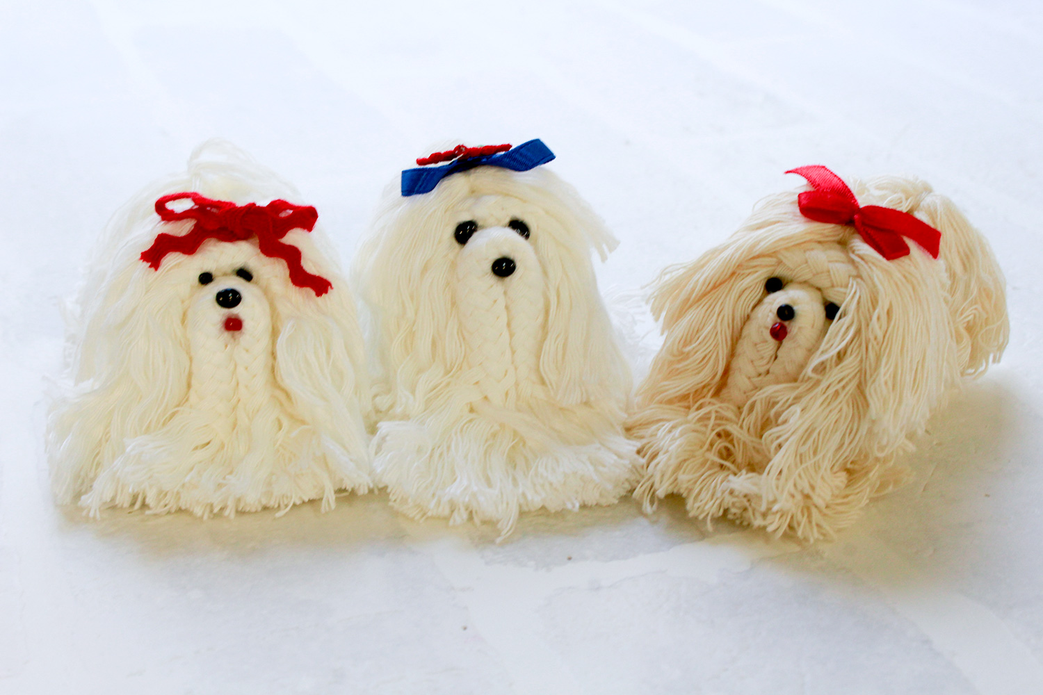 3KIT-CORDOG なつかしのおかんアート「レトロ犬」10匹のマルチーズ