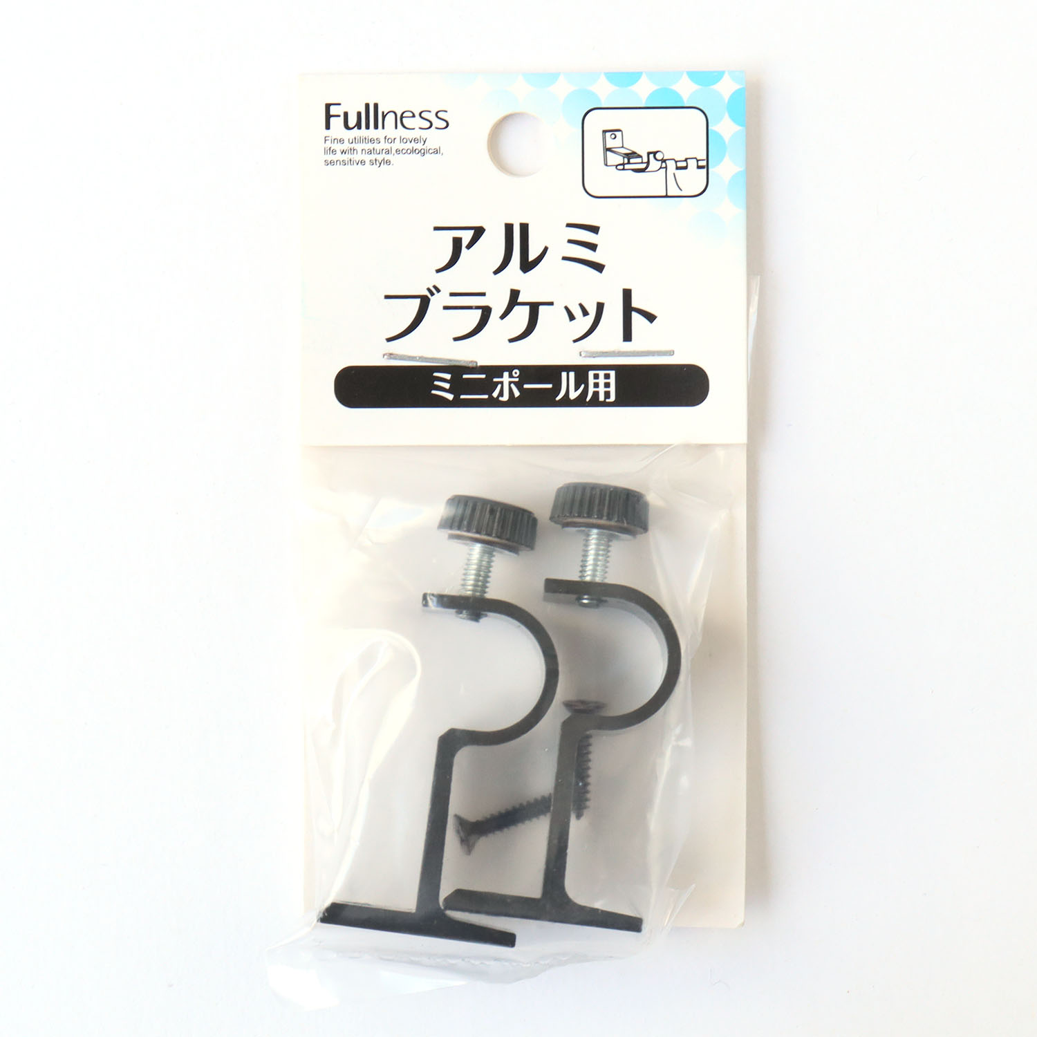 SC-M2102~M2104 フルネス ミニポール用アルミブラケット 2個1組入 (袋)「手芸材料の卸売りサイトChuko Online」 SC-M2102~M2104 フルネス ミニポール用アルミブラケット 2個1組入 (袋)「手芸材料の卸売りサイトChuko Online」