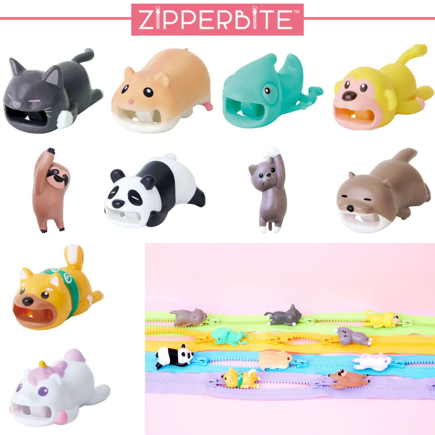 VRT ZIPPERBITE Rilakkuma ジッパーバイト 動物 (個)