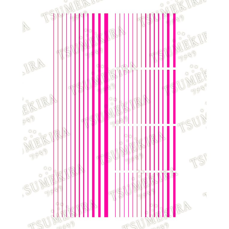 【お取り寄せ・返品不可】ES-NLI-101 TSUMEKIRA ツメキラ ネイルシール【es】 ネオンライン ネオンピンク 5(枚)