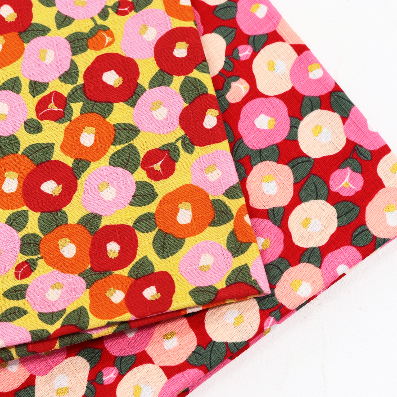 H1026-1110-1 Japanese pattern dobby fabric "camellia" 1m unit (m)