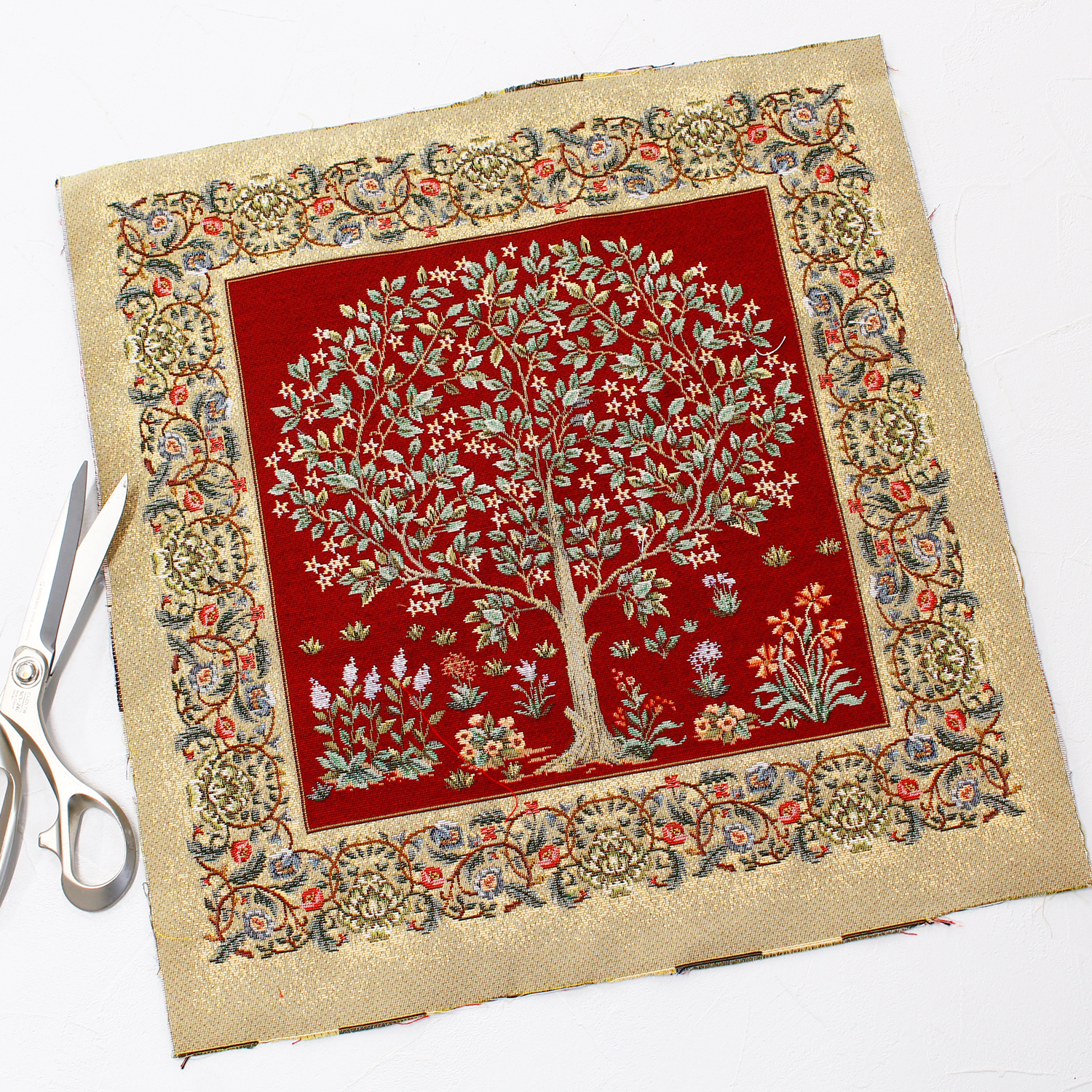 ■ARTI-KISS1341-RJ-3 GOBELIN Panel Fabric from Europe width approx,47x47cm same design 3 sheet set (set)