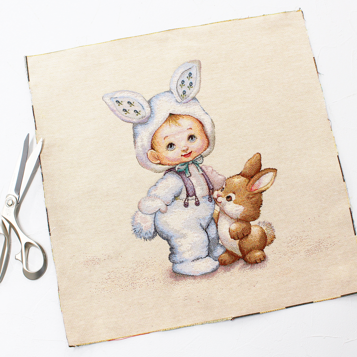 ■ARTI-KISS6088-3 GOBELIN Panel Fabric from Europe width approx,47x47cm same design 3 sheet set (set)