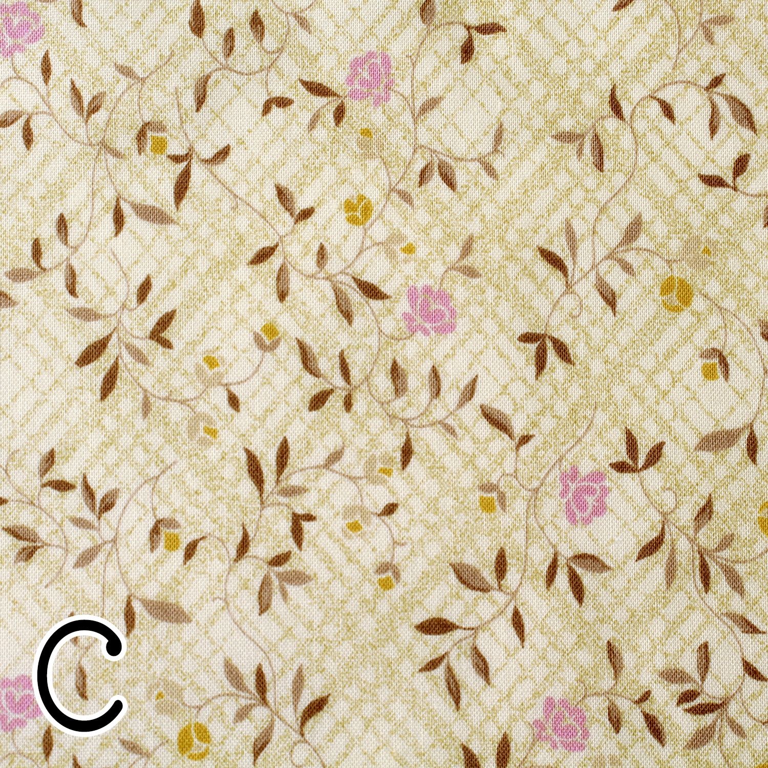 【WEB限定・原反特価】■PC10535-C Patchwork collection パッチワークコレクション 小花柄 スケアプリント生地 原反 (巻)