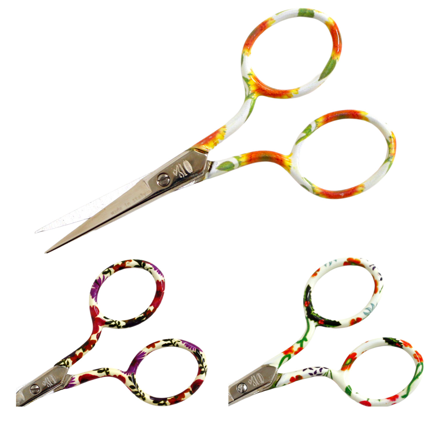 PRE Rainbow Embroidered Scissors 9cm (pcs)