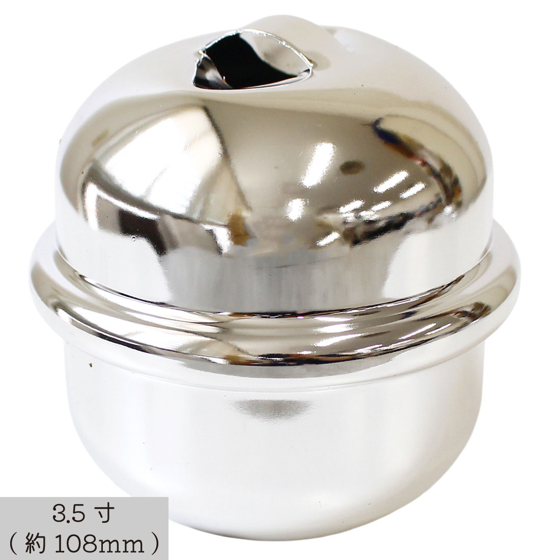 FSZ-105MM-S Japanese Lucky Bell 108mm  Color Silver  (pcs)