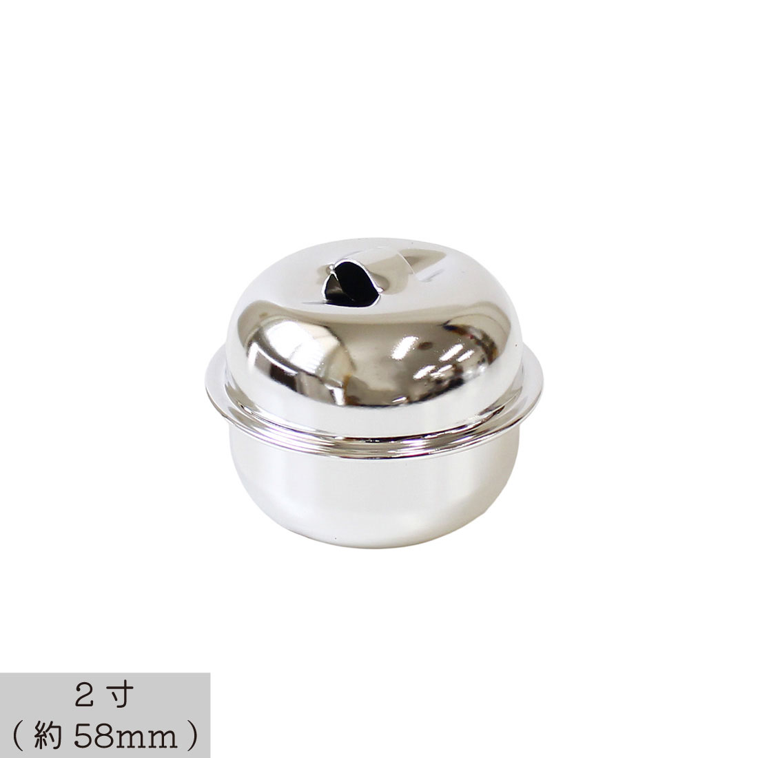 FSZ-56MM-S Japanese Lucky Bell 58mm  Color Silver  (pcs)