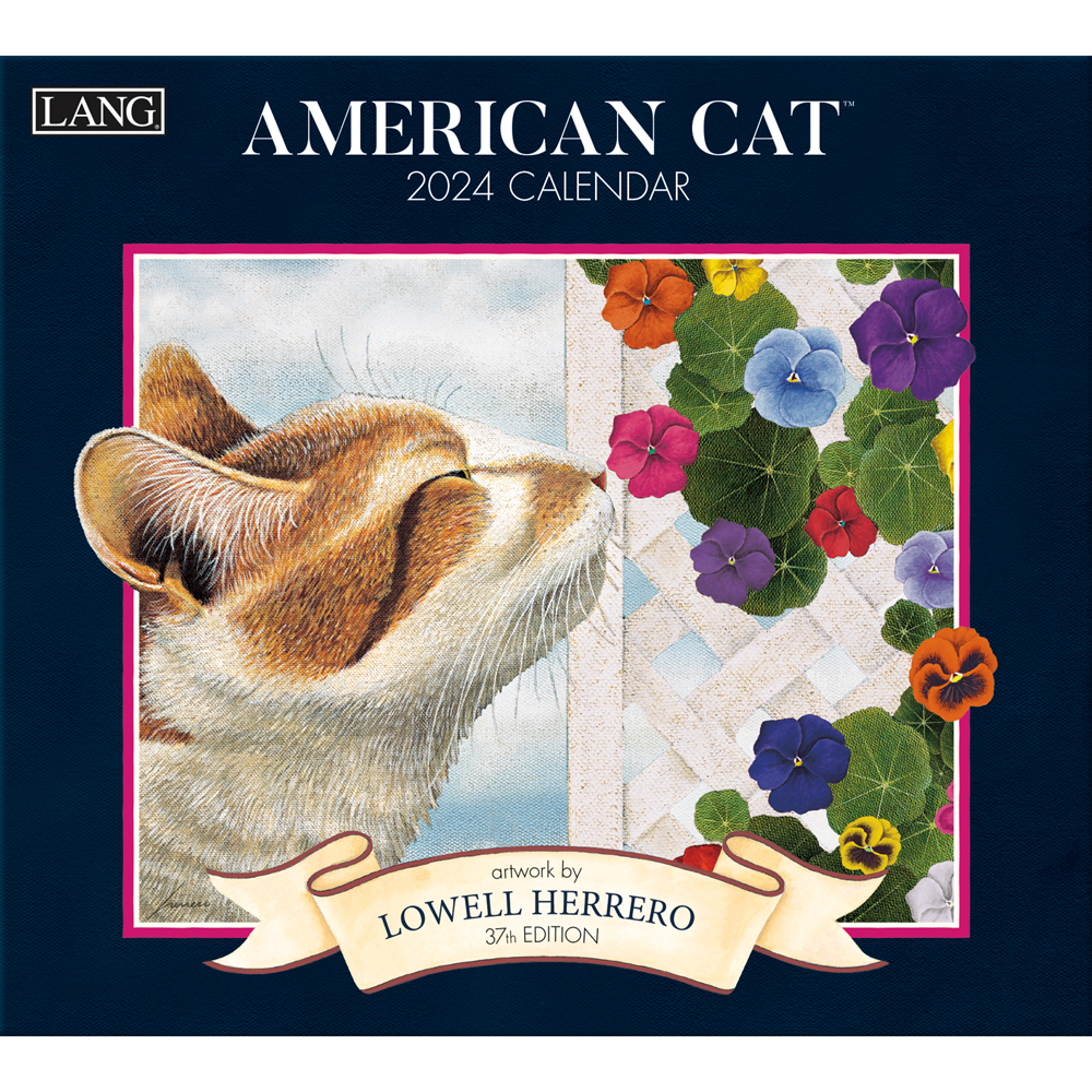 US24-F 2024年USAカレンダー American Cat (冊)「手芸材料の卸売り