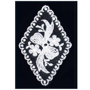Lace Motif  White 4 pcs (pack)