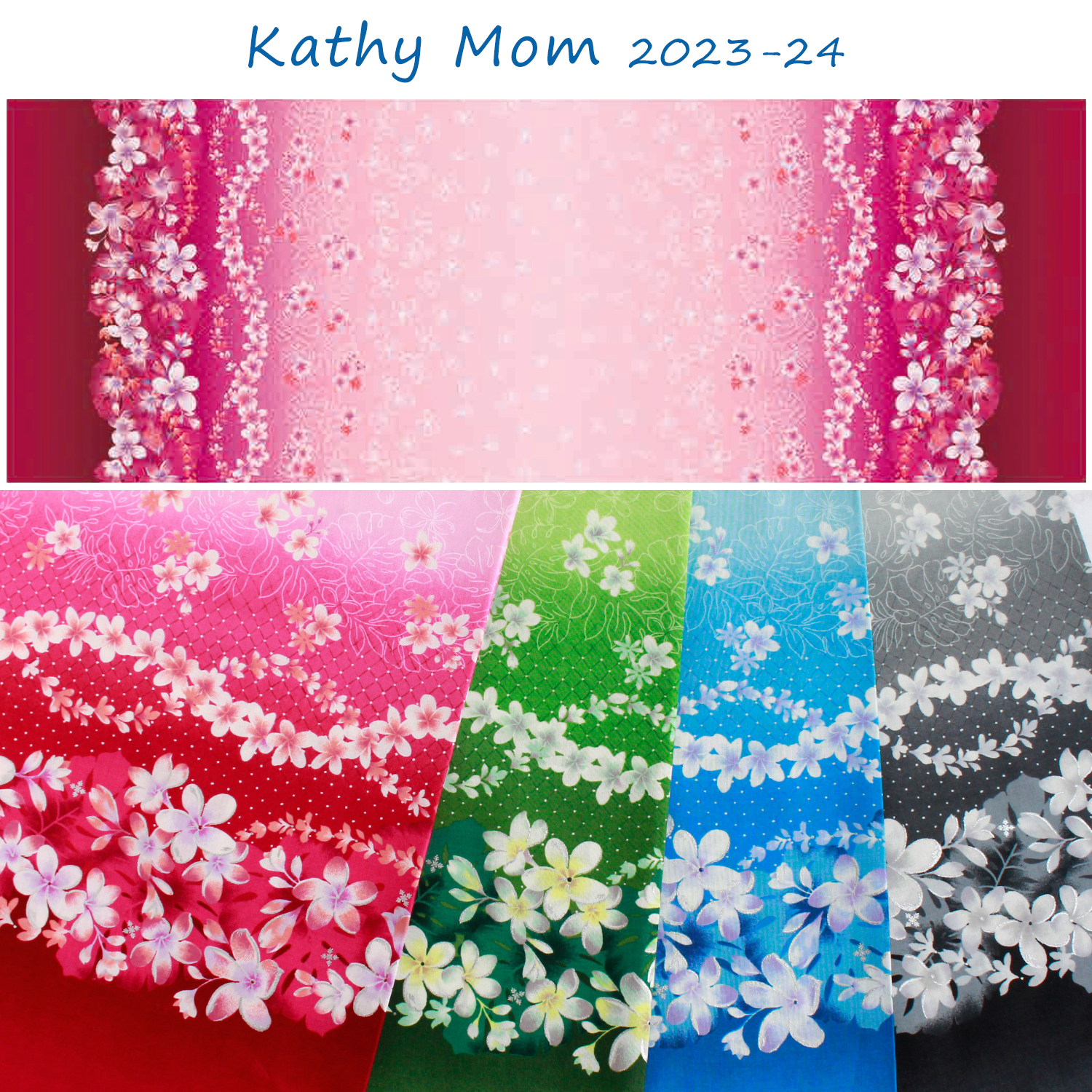 MT02304 Kathy Mom Lei Nani"", Print fabric approx.11m/roll (roll)