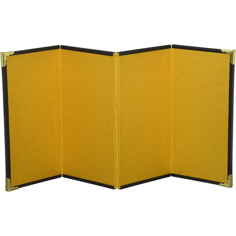 Small Golden Folding Screen H15 x W7.5cm (pcs)