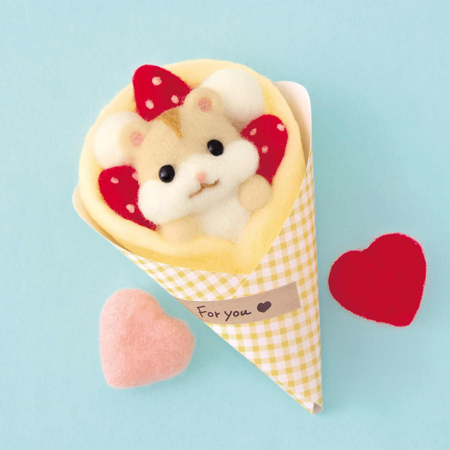 [On order/not returnable] H441-671 Mofumofu Village Kurumari Crepe Hamster  (pcs)
