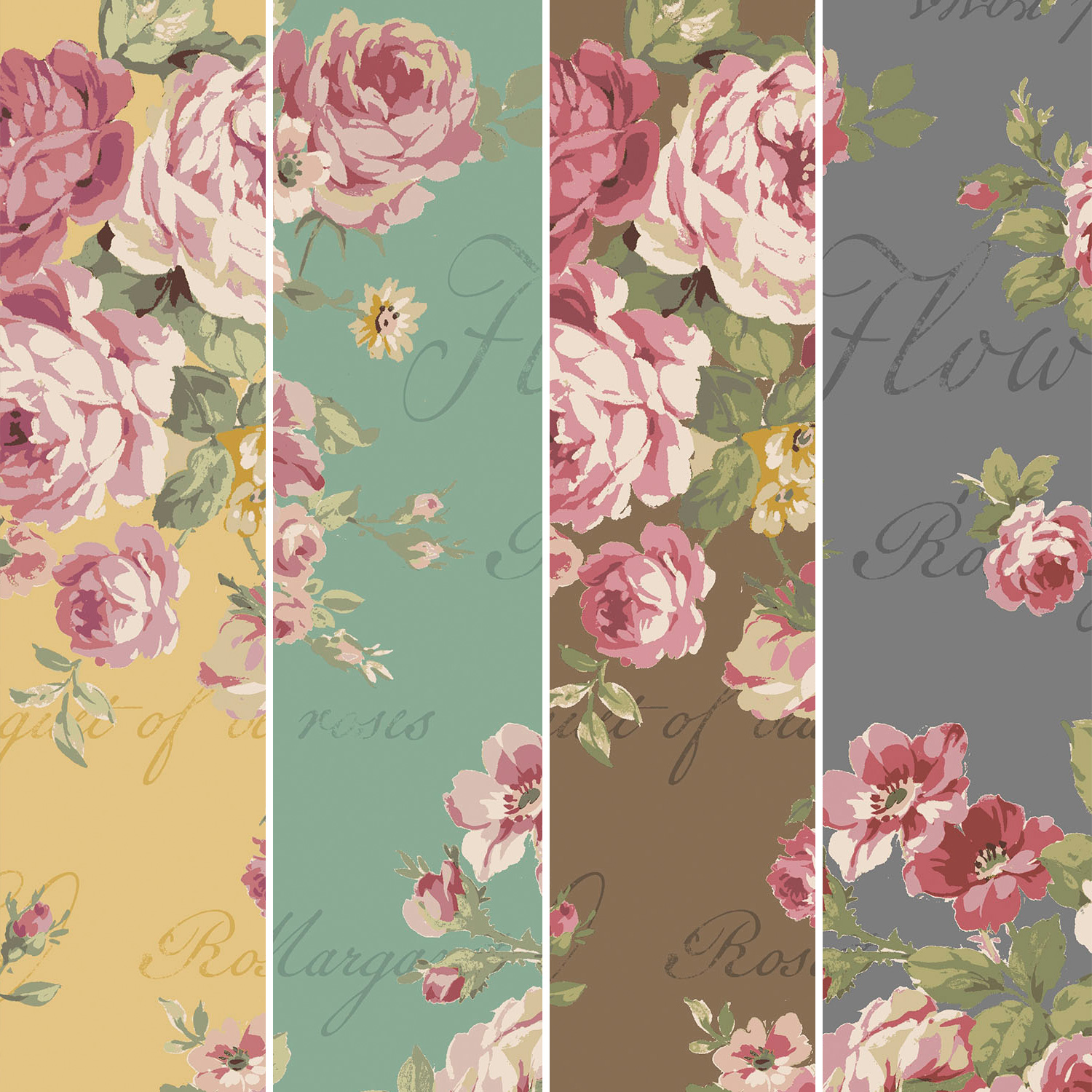 RU2520H-11 RURU BOUQUET シーチング 巾約112cm 1m単位 (m)
