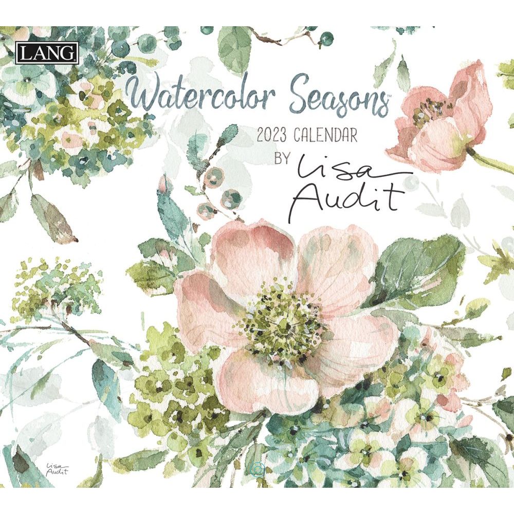 US23-T　2023年USAカレンダー　Watercolor Seasons (冊)