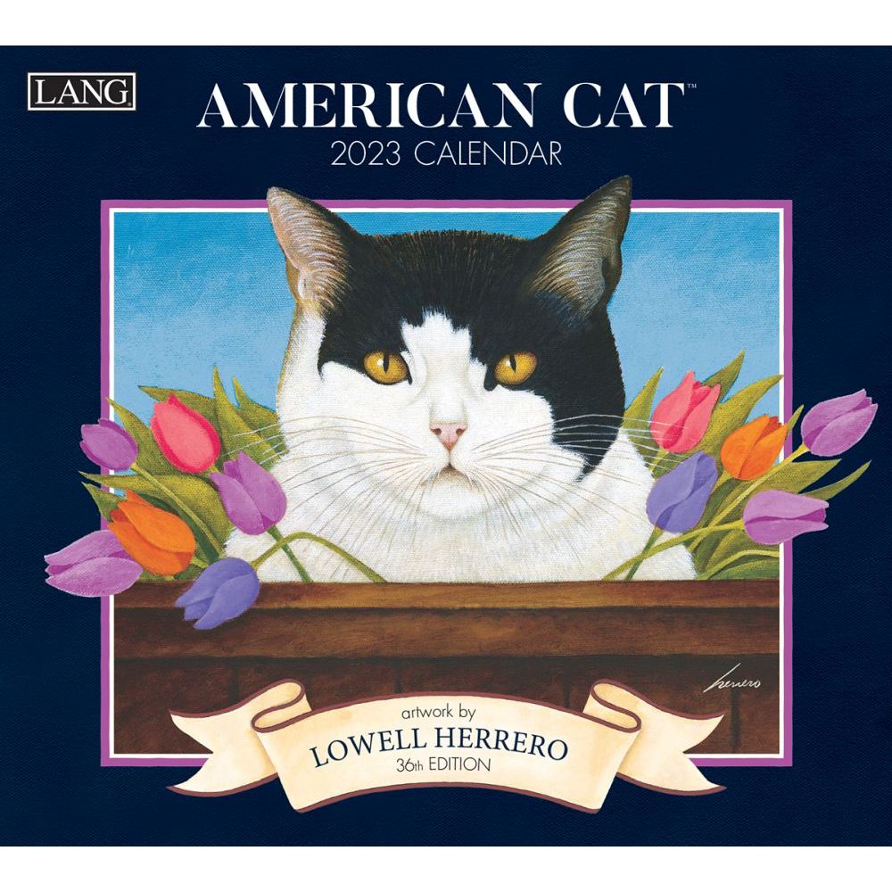 US23-A　2023年USAカレンダー　American Cat (冊)