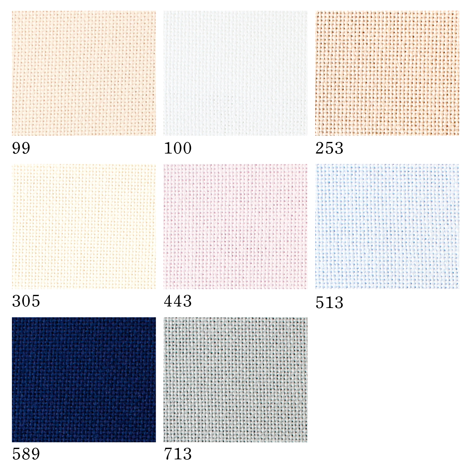 ZW3835P ZWEIGART 刺しゅうクロス 25CT LUGANA 48×68cm (袋