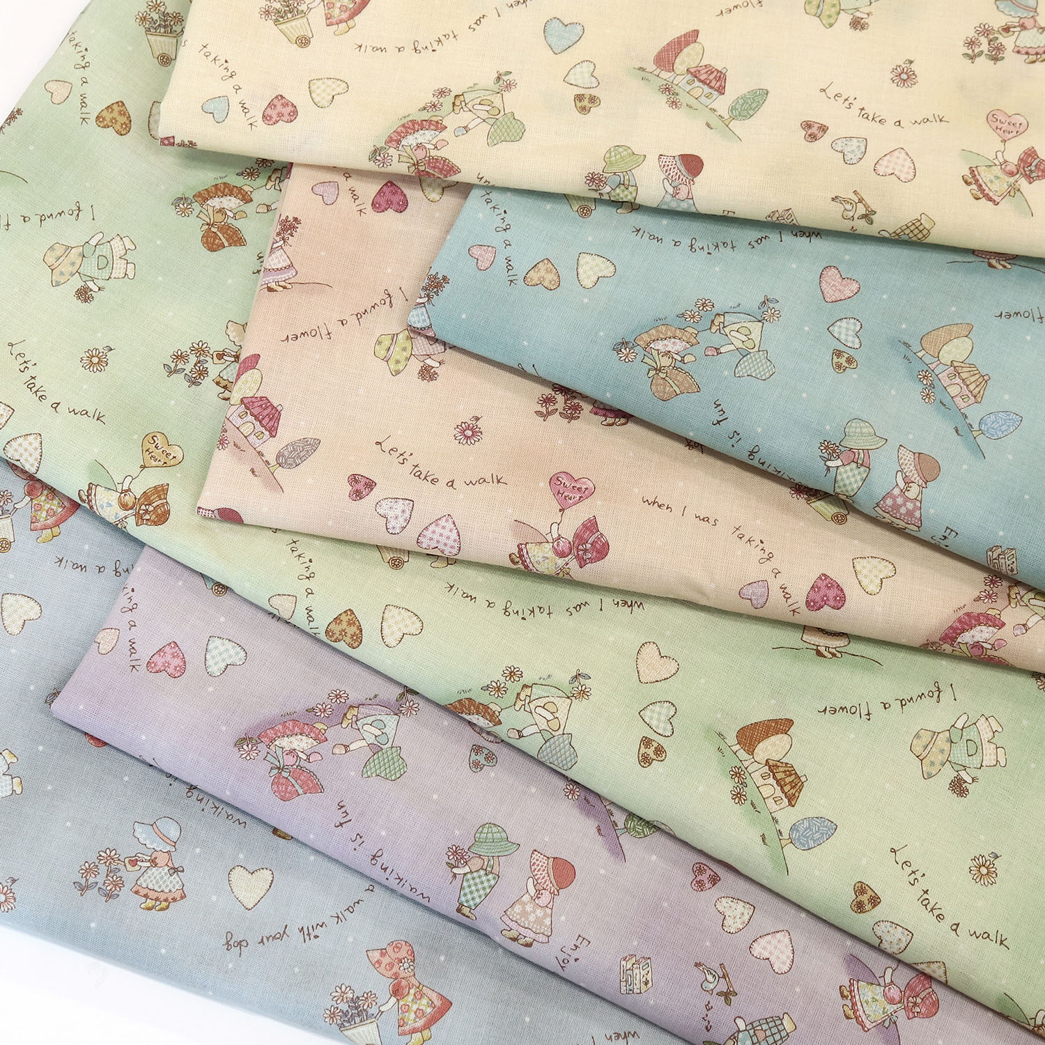 NCM37300-73 MINAMI KUMIKO Collection: Sunbonnet Sue 1m/unit (m)