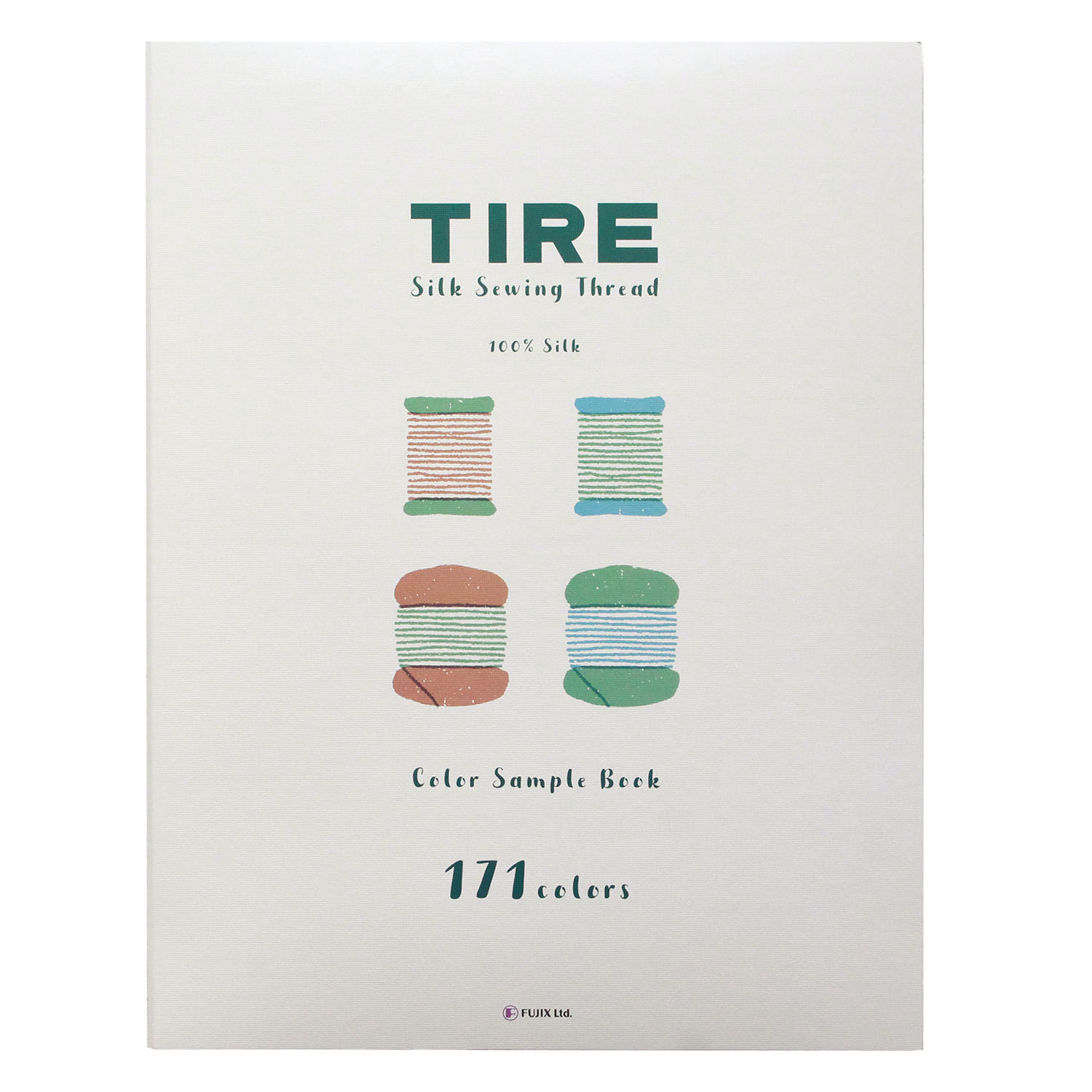 FK9049 TIRE Silk Thread Sample Book 全171色 (book)