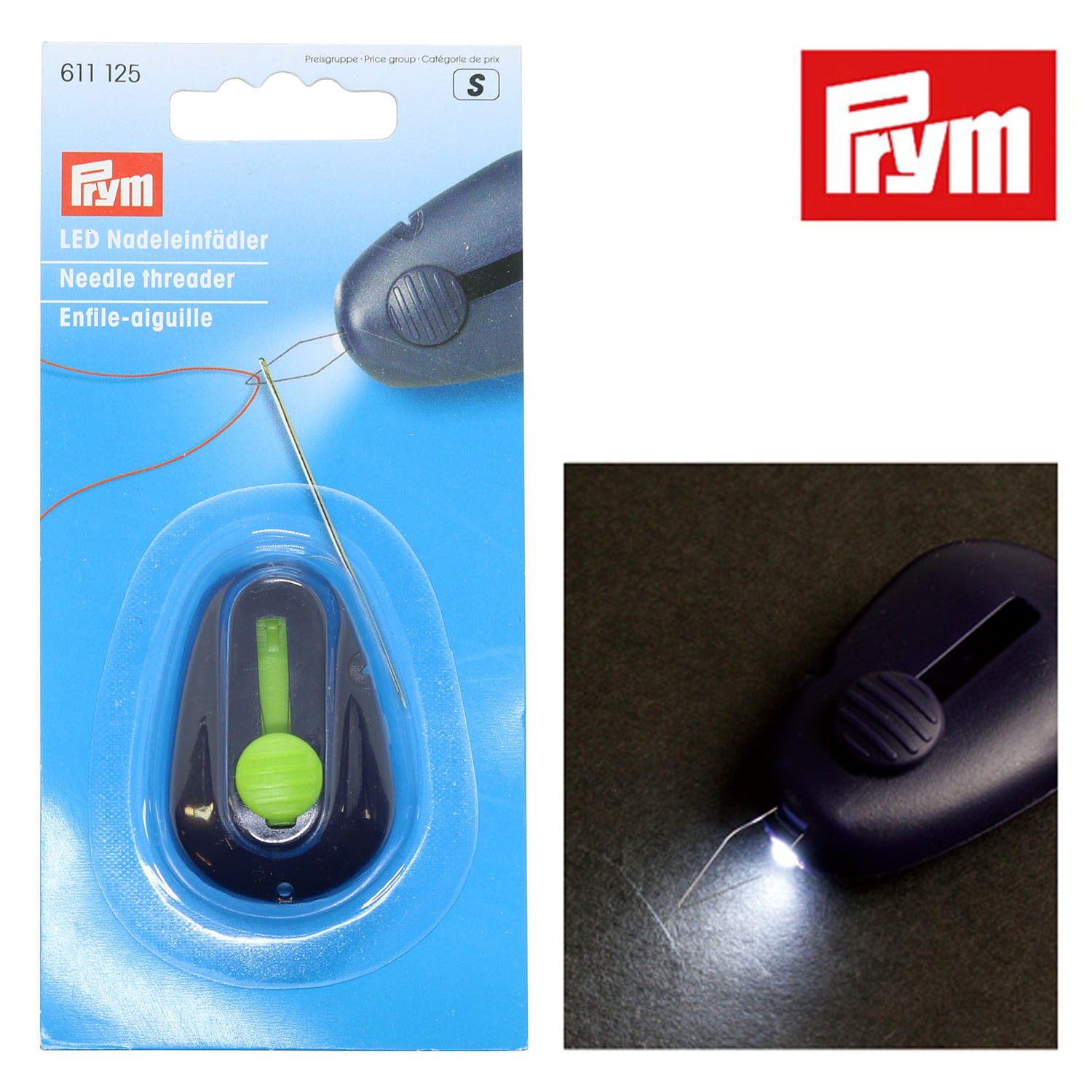 PRM611125 Prym Threader with LED Light (pcs)